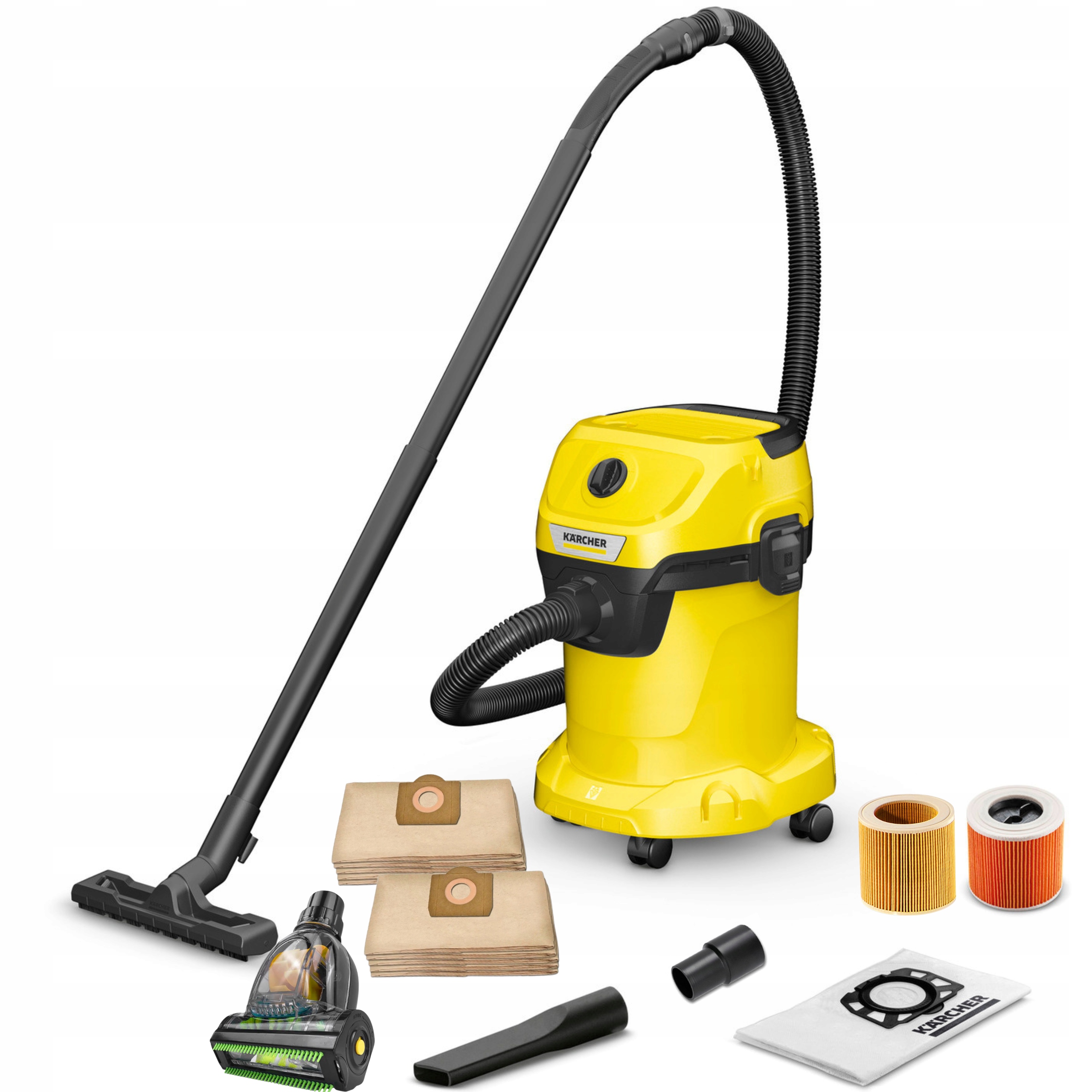 Priemyselný vysávač Kärcher WD3 1000 W + 3 ďalšie produkty