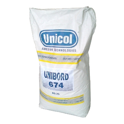 Tavné lepidlo UNIBORD 674 natur -25 kg Unicol
