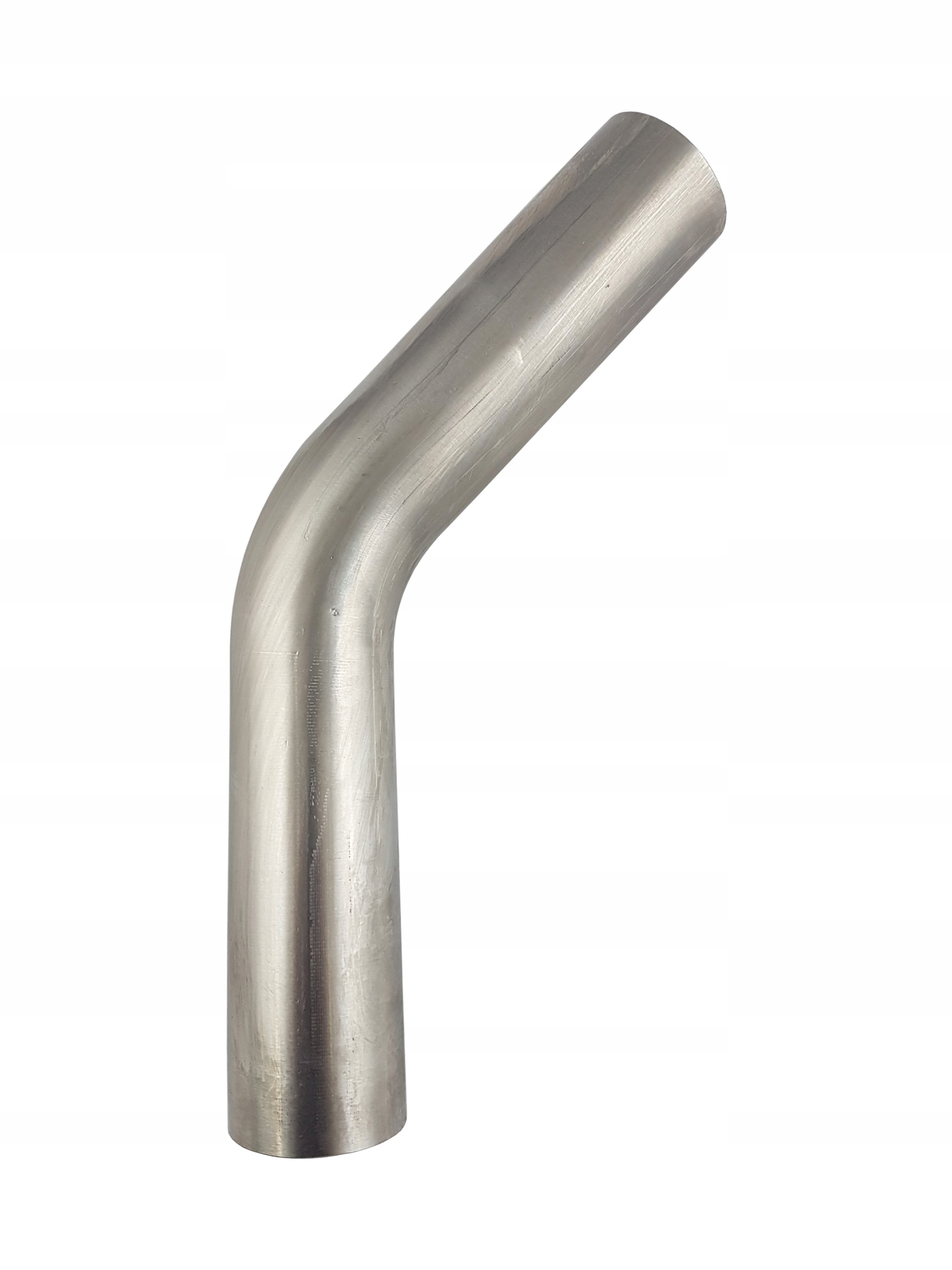 45 stupňov ohnuté lakeť, polomer 57 mm, 1,5 D INOX