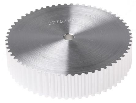 Ozubená remenica T10 Z44 47 pre hliníkový pás 32 mm.