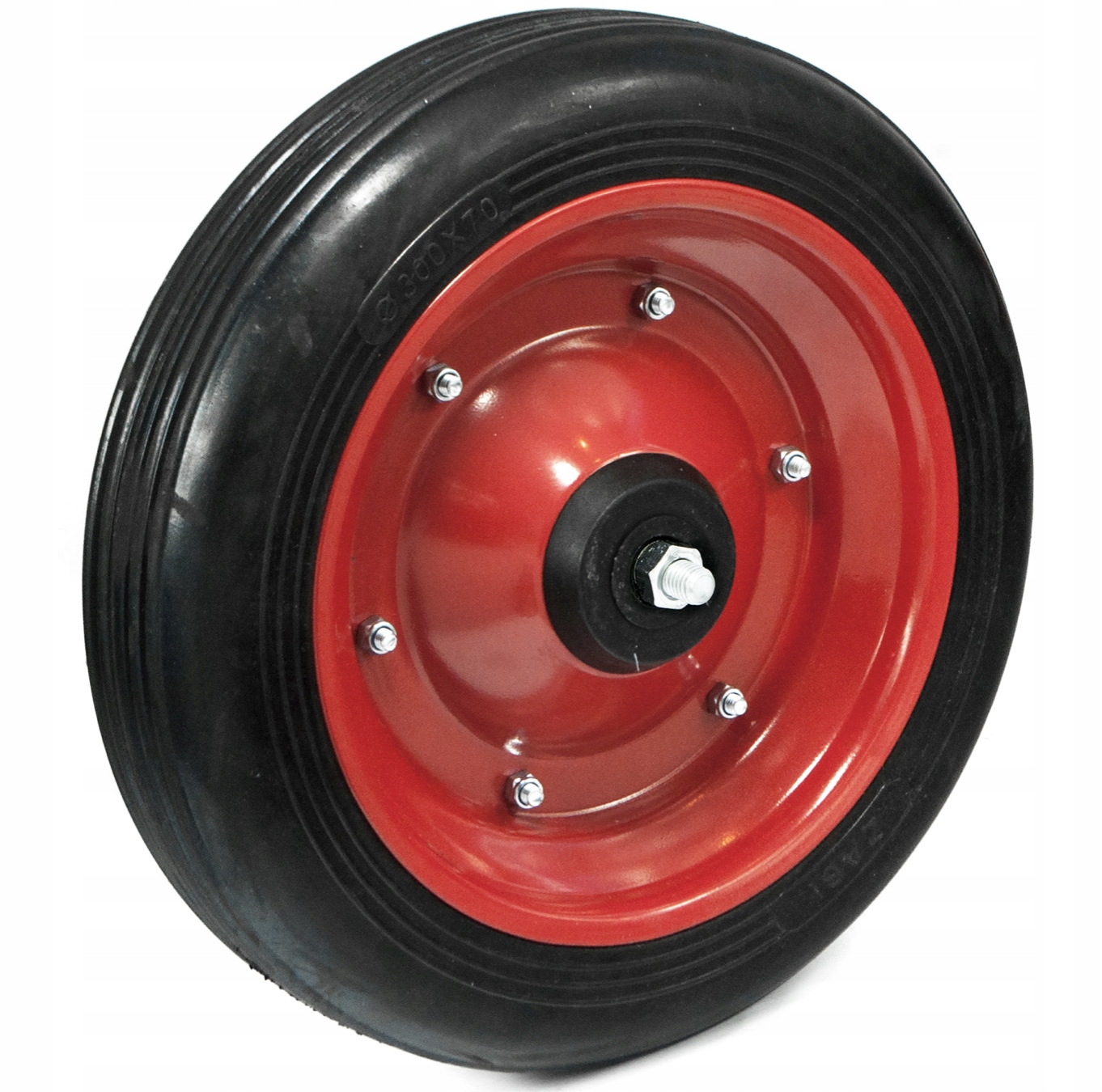 Transportné koleso, koleso z ocele a gumy 300 mm