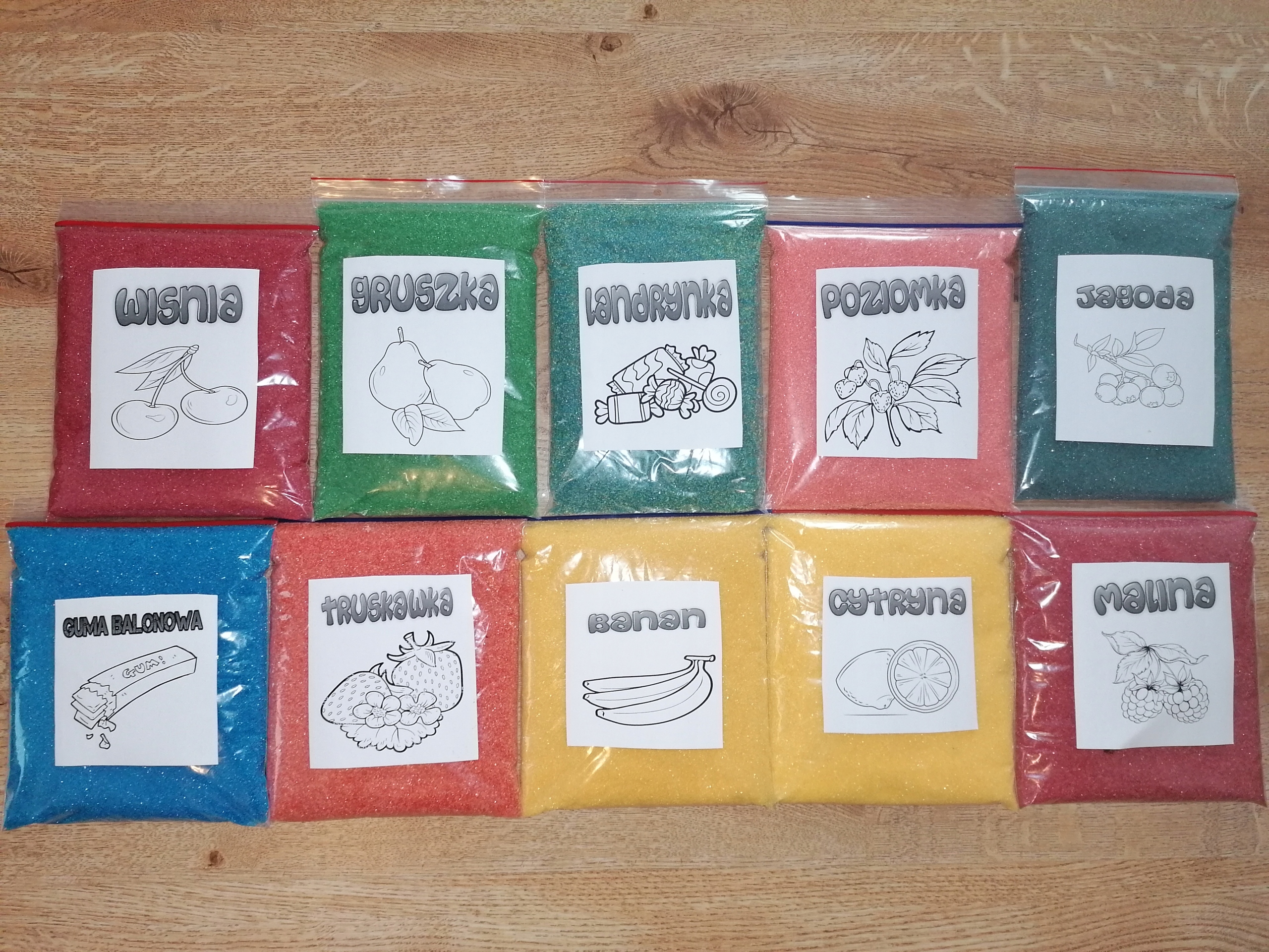 ColoredSugar pre cukrovú vatu 10 × 500 g + tyčinky