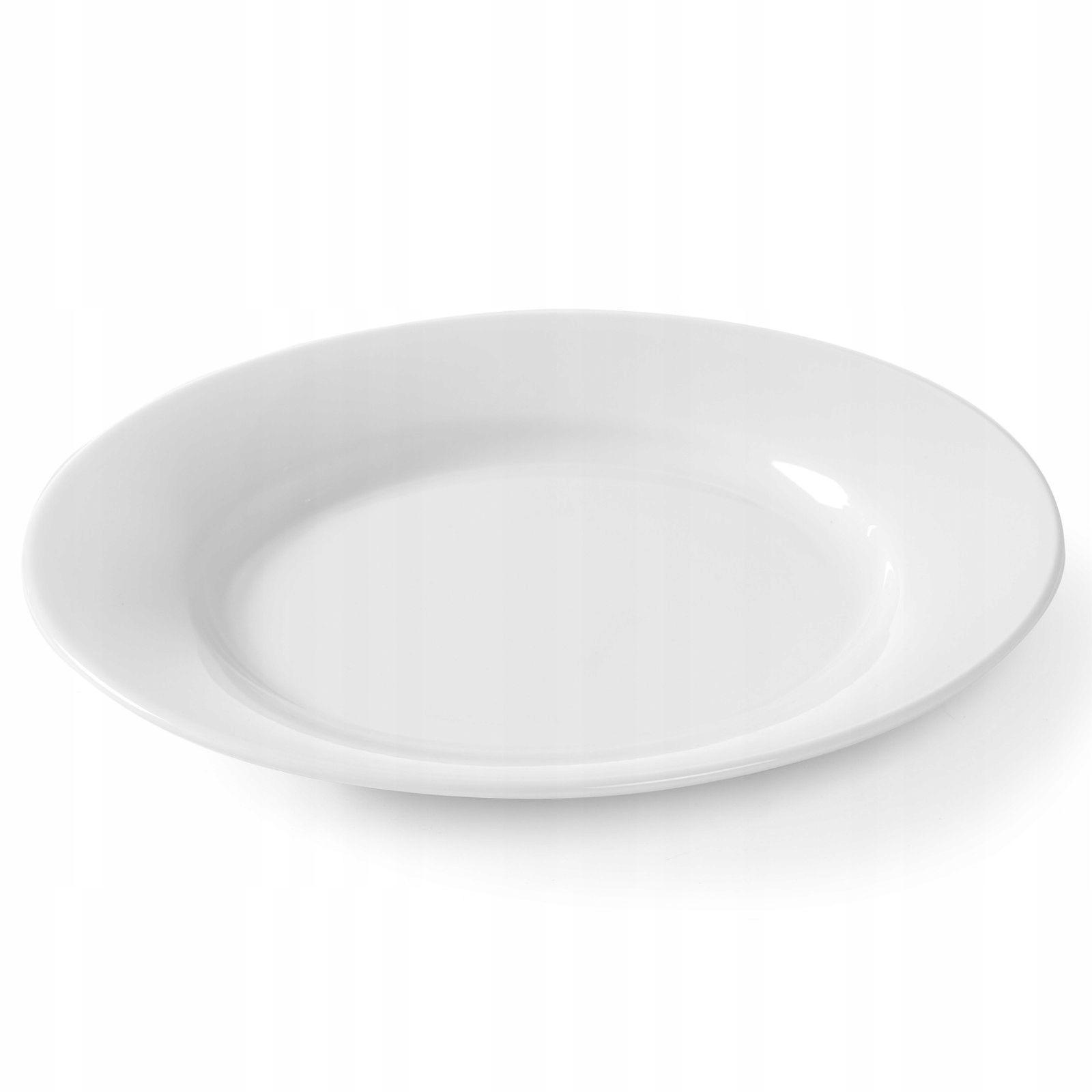 Sada plytkých porcelánových tanierov na večeru