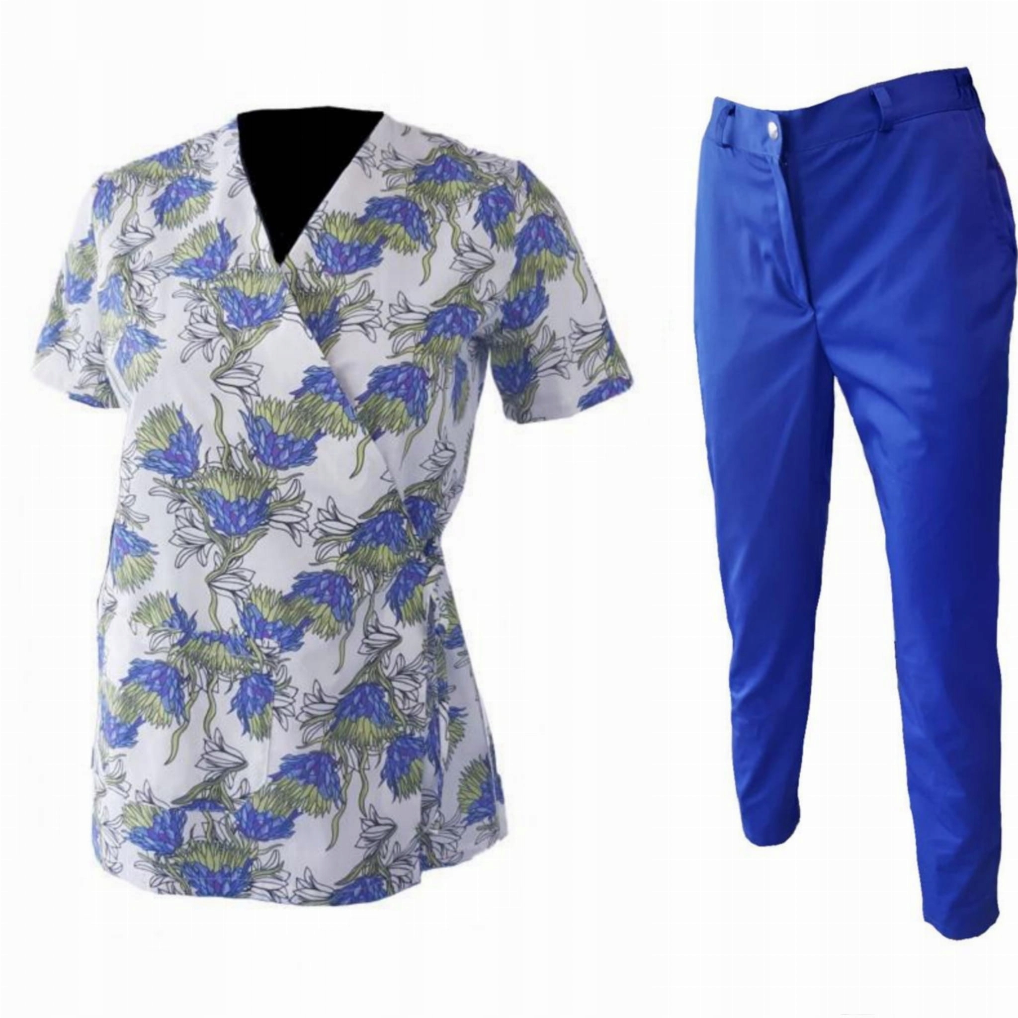 Lekárska sada hadičiek + kimono biele bodliaky