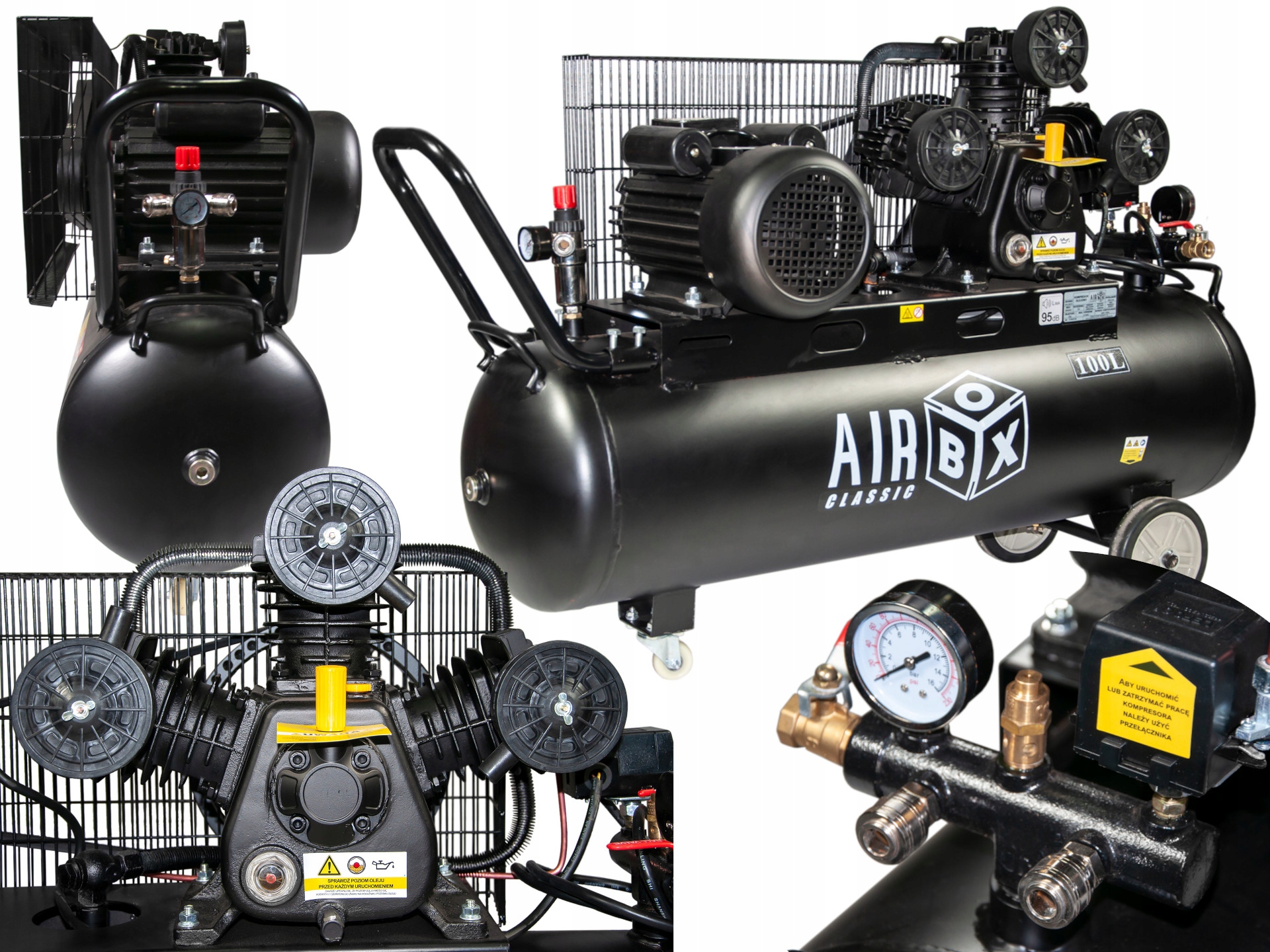 Airbox AB100SX/10 olejový kompresor 100 l 10 bar