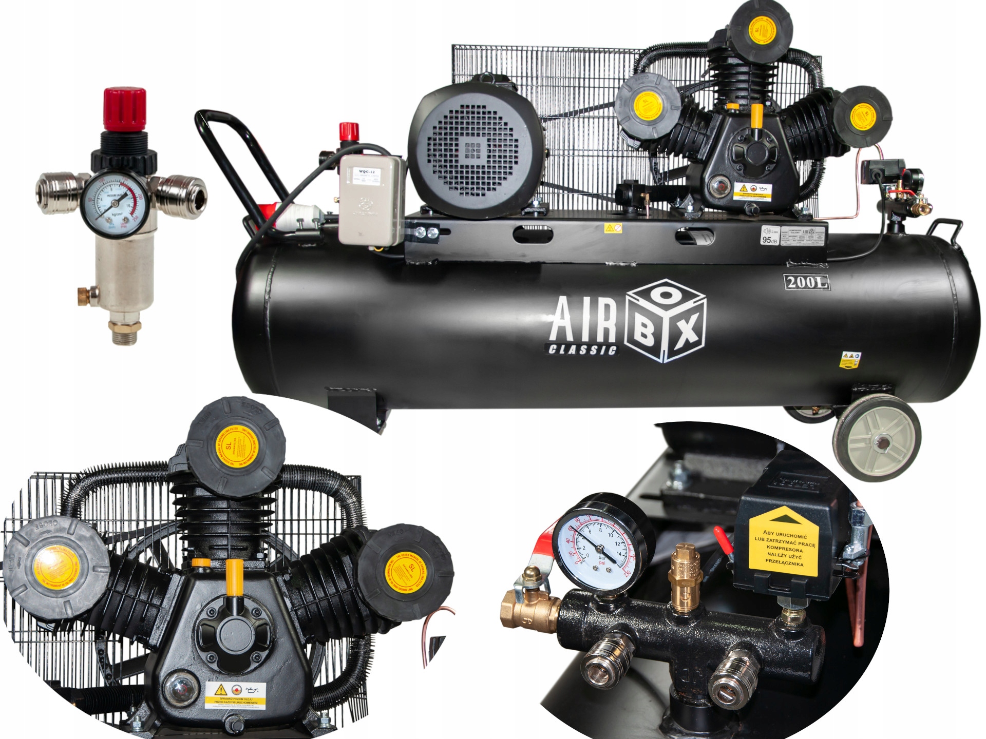 Airbox AB200SX/10 olejový kompresor 200 l 10 bar