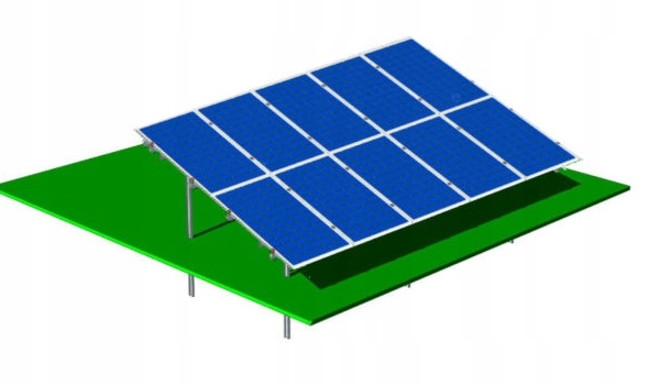 Modulárna pozemná pozemná fotovoltaická konštrukcia