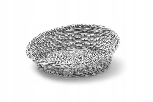 Hranatý, šikmý košík, sivý, pr. 370 mm Hendi