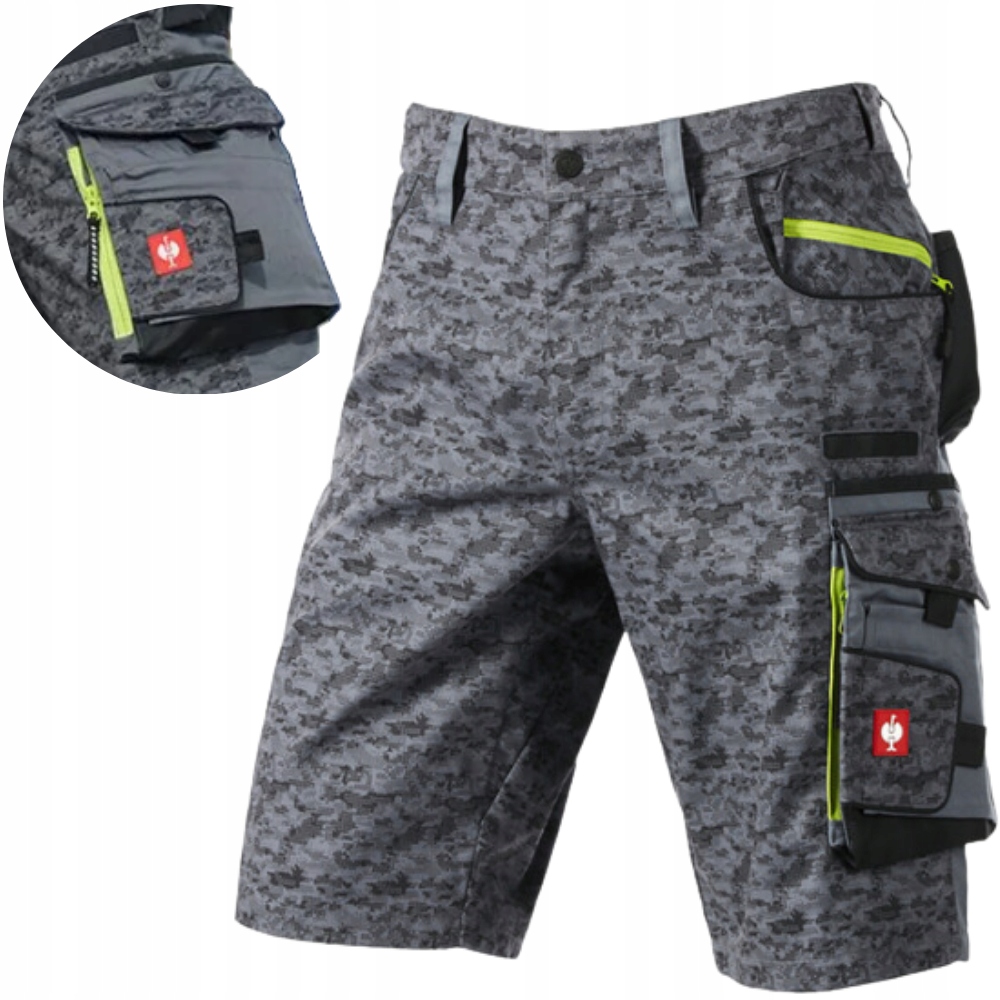 Engelbert Strauss krátke pracovné nohavice Letné pracovné kraťasy Pixel shorts 95620 r. 46