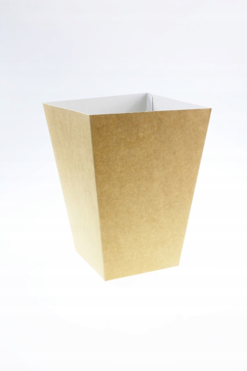 Vedierko na papier 3L hnedé 100ks KFC Popcorn
