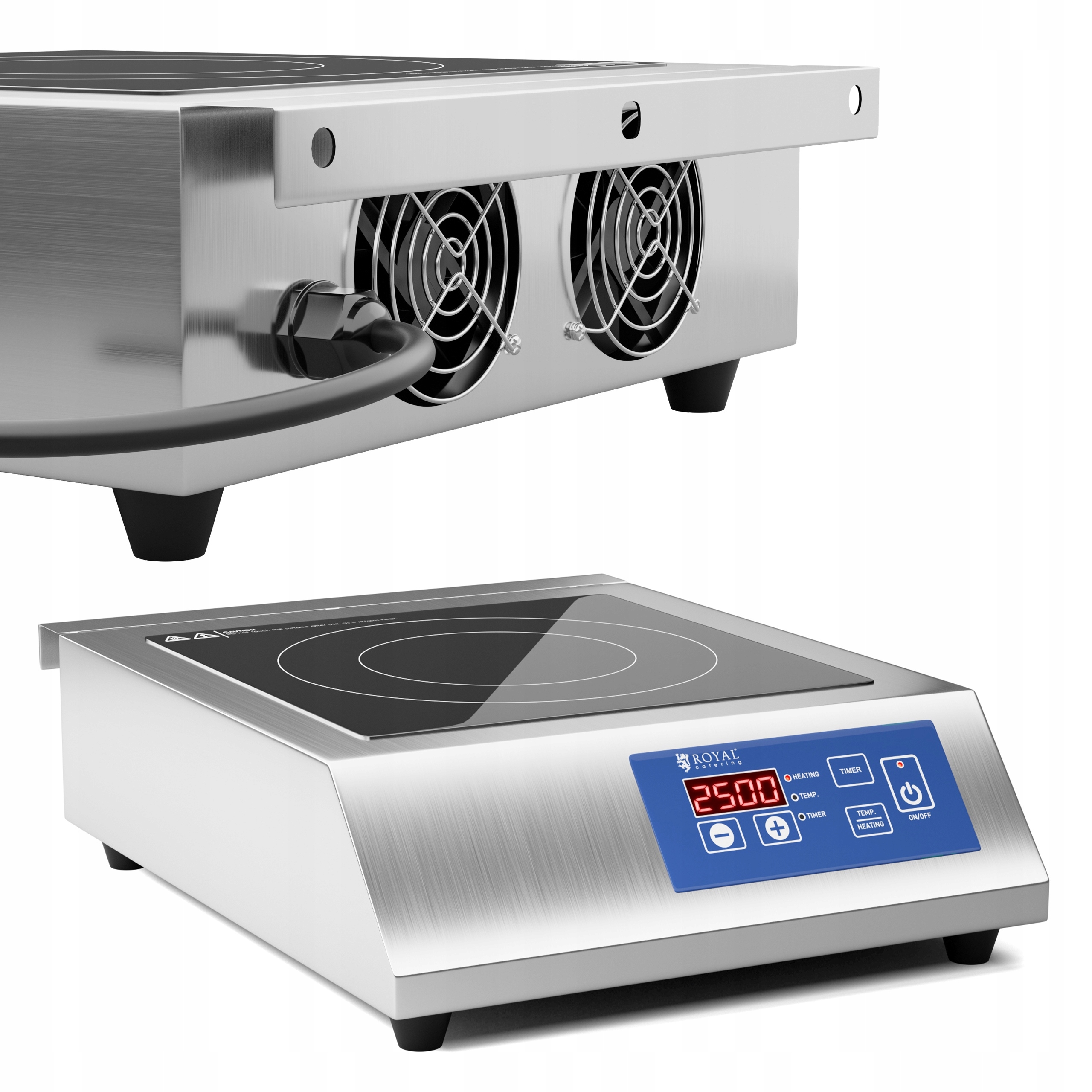Indukčný sporák Royal Catering RCIK-3500CGP