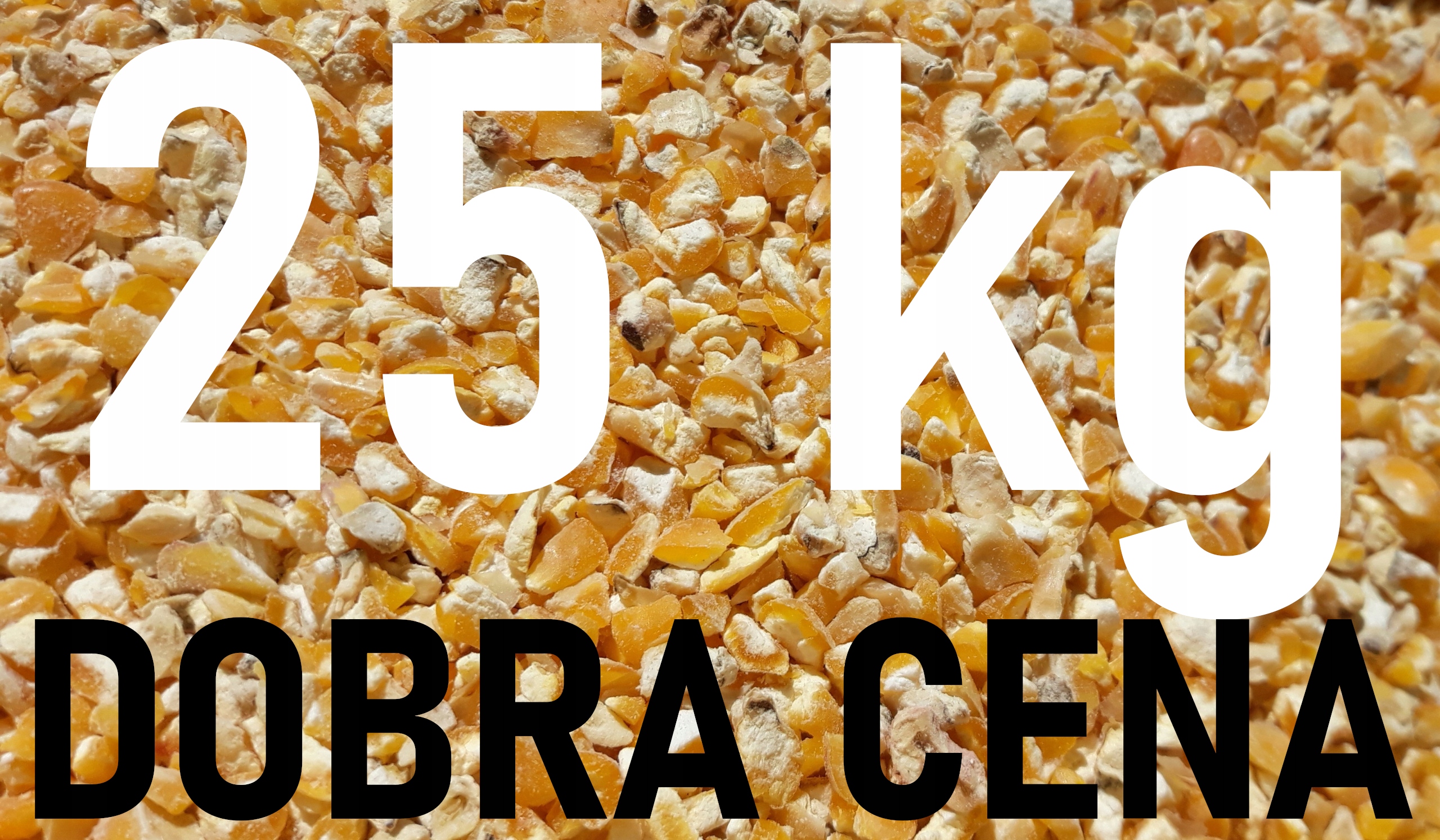 Hrubo mletá kukurica 25kg