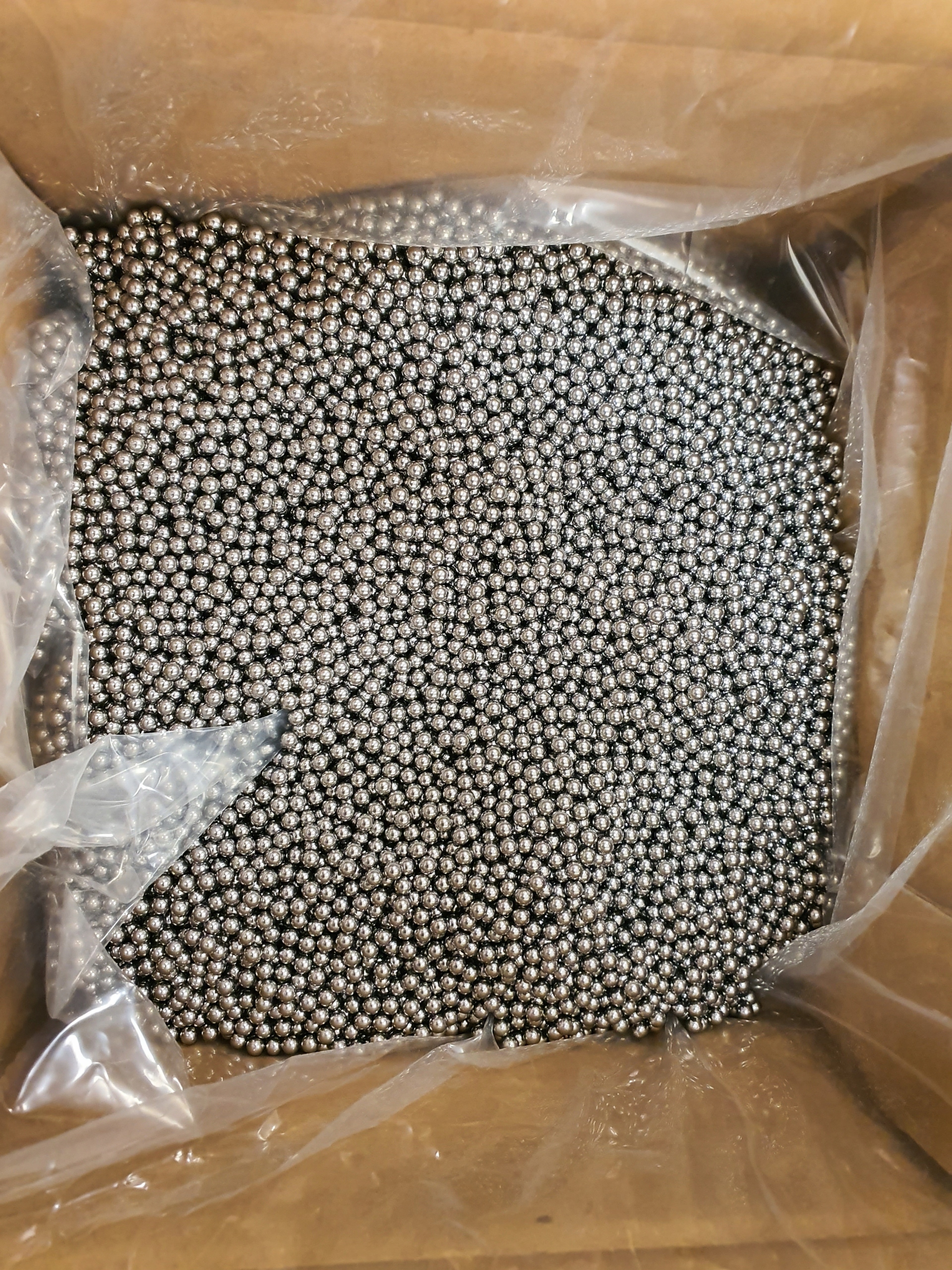 Nerezové guľky na leštenie, priemer 4 mm