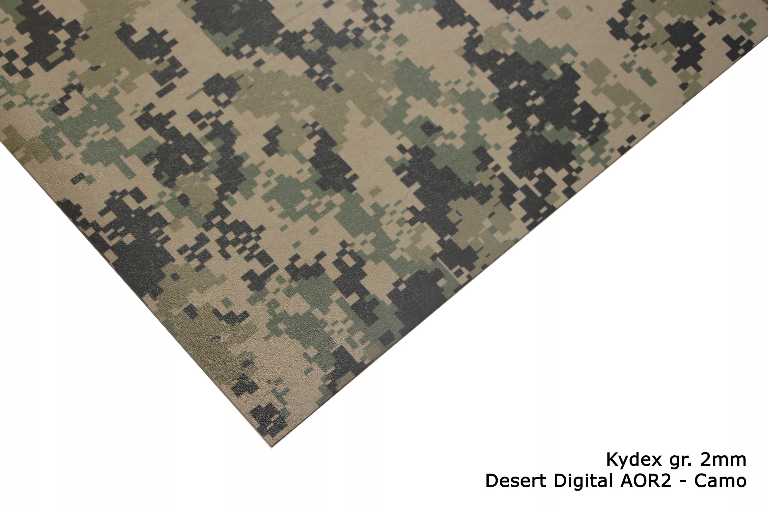 Kydex Desert Digital AOR2 I 200 x 300 mm, hrúbka 2 mm