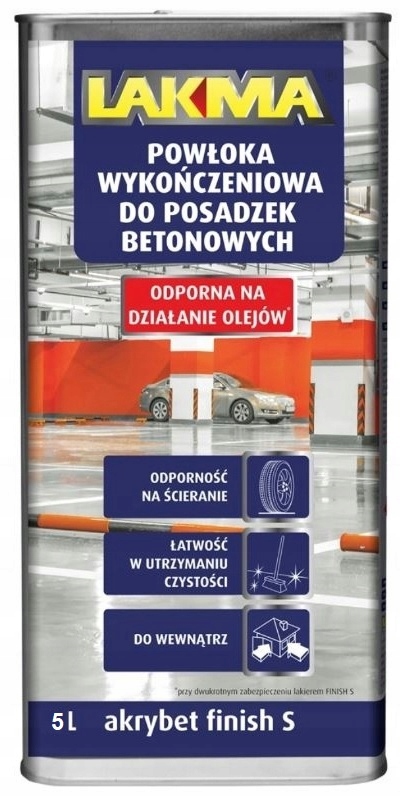 AKRYBET FINISH S na konečnú úpravu podláh LAKMA 5L