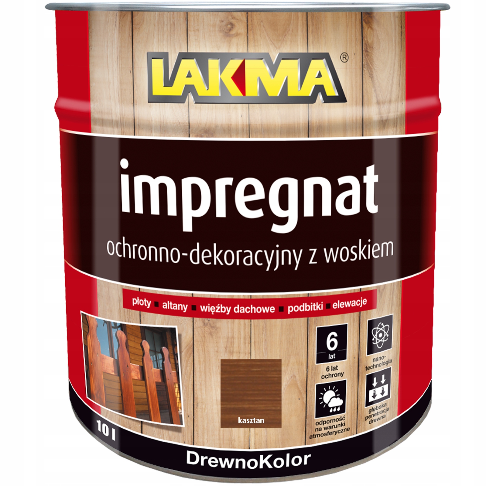 LAKMA WOOD IMPREGNANT Gaštan 10L