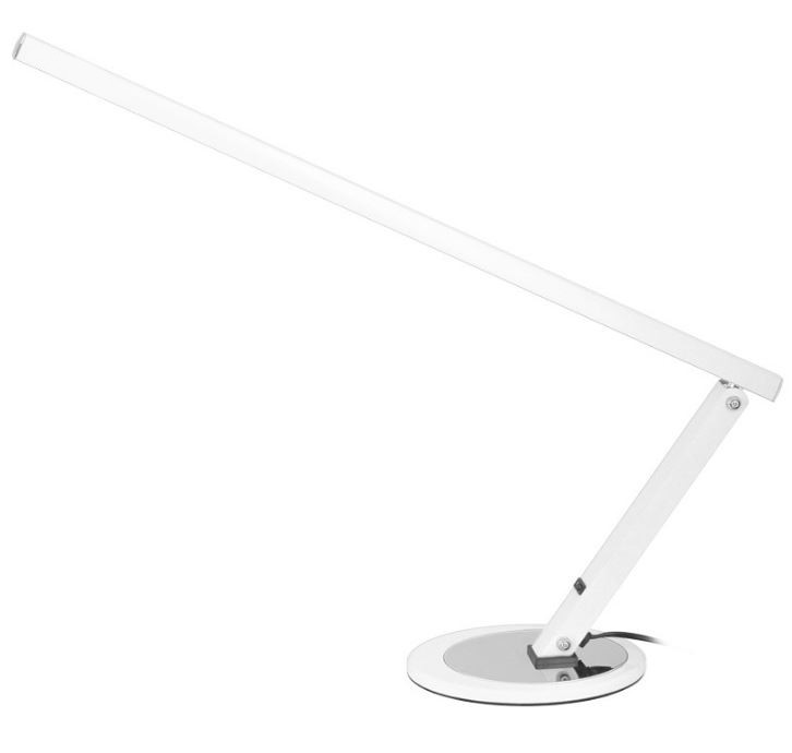 Stolná lampa štíhla 20W BIELA MANIKÚRA BEZ TIEŇA