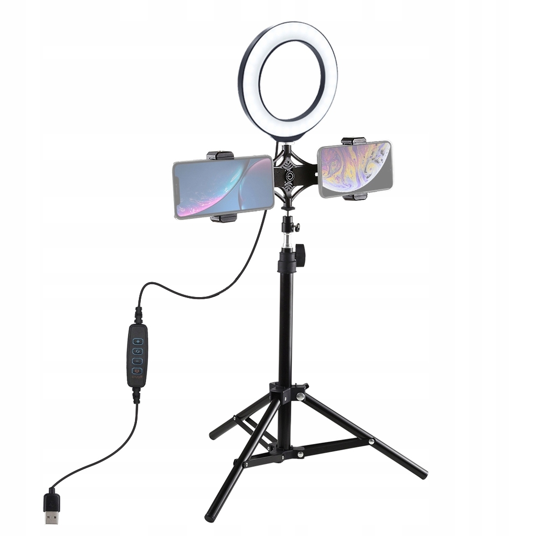 RING LED prstencová lampa na smartphone + TRIPOD