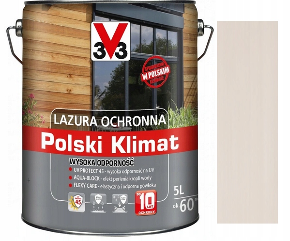 Ochranný lak V33 122417 krémový 5 l