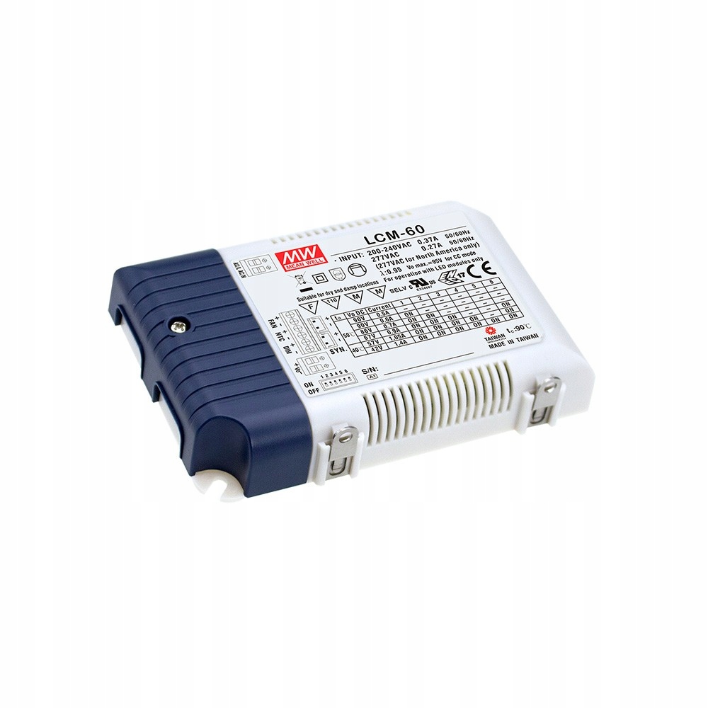 LCM-60 LED napájací zdroj 60W 2 ~ 90V 0,5 ~ 1,4A