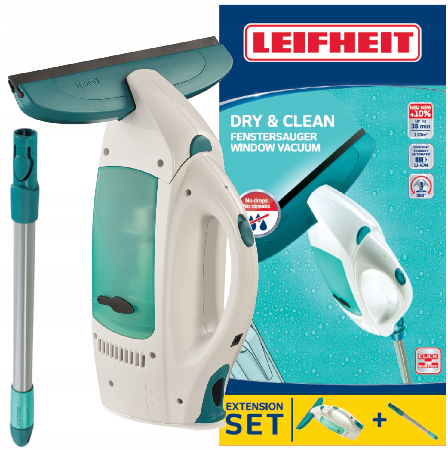 Čistič okien Leifheit Dry&Clean