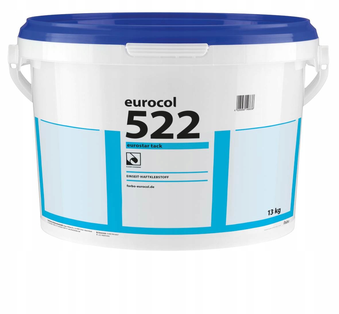 Balenie lepidla na koberce Forbo 522 Eurosafe 13 kg