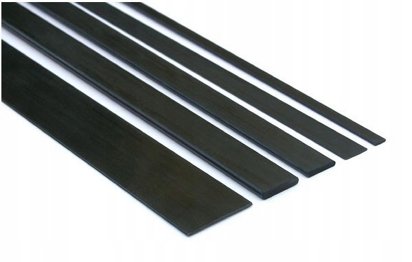 CARBON SLAT 3,0X25,0X1000 MM