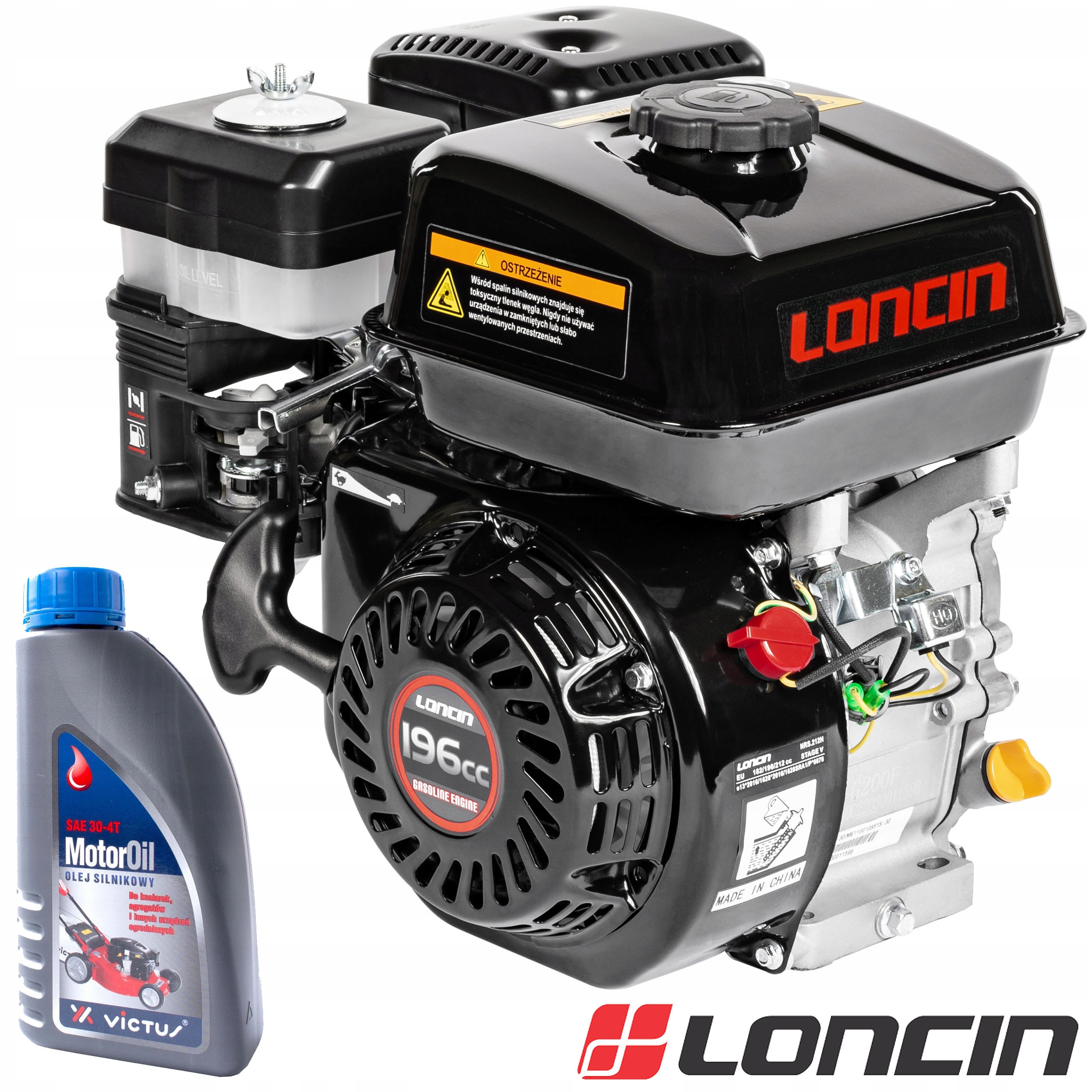 BENZÍNOVÝ MOTOR LONCIN G200F-AM 6,5 HP 20 mm hriadeľ