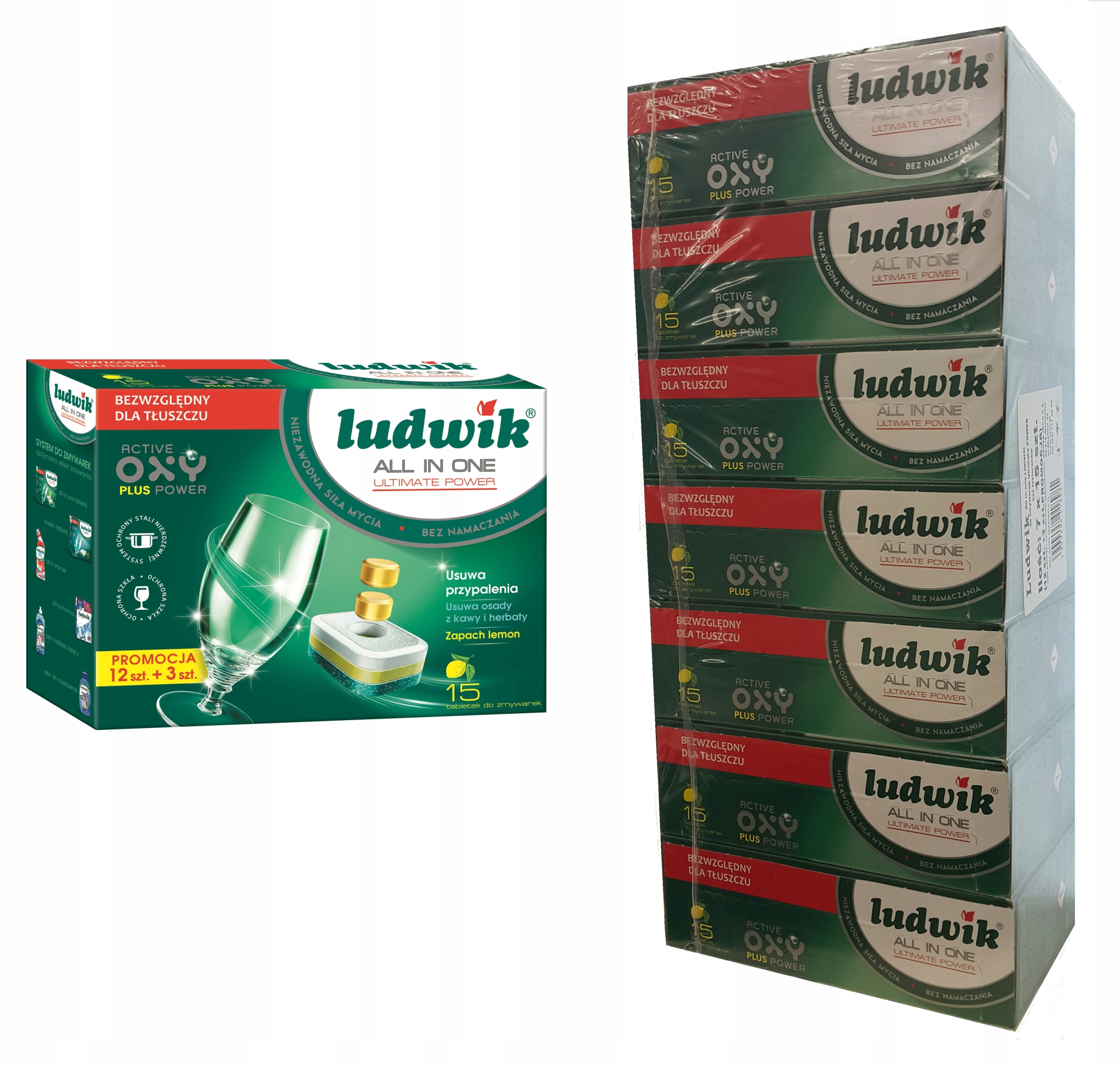 LUDWIK ALL IN ONE 7x15 tabliet Do umývačky riadu 105 ks