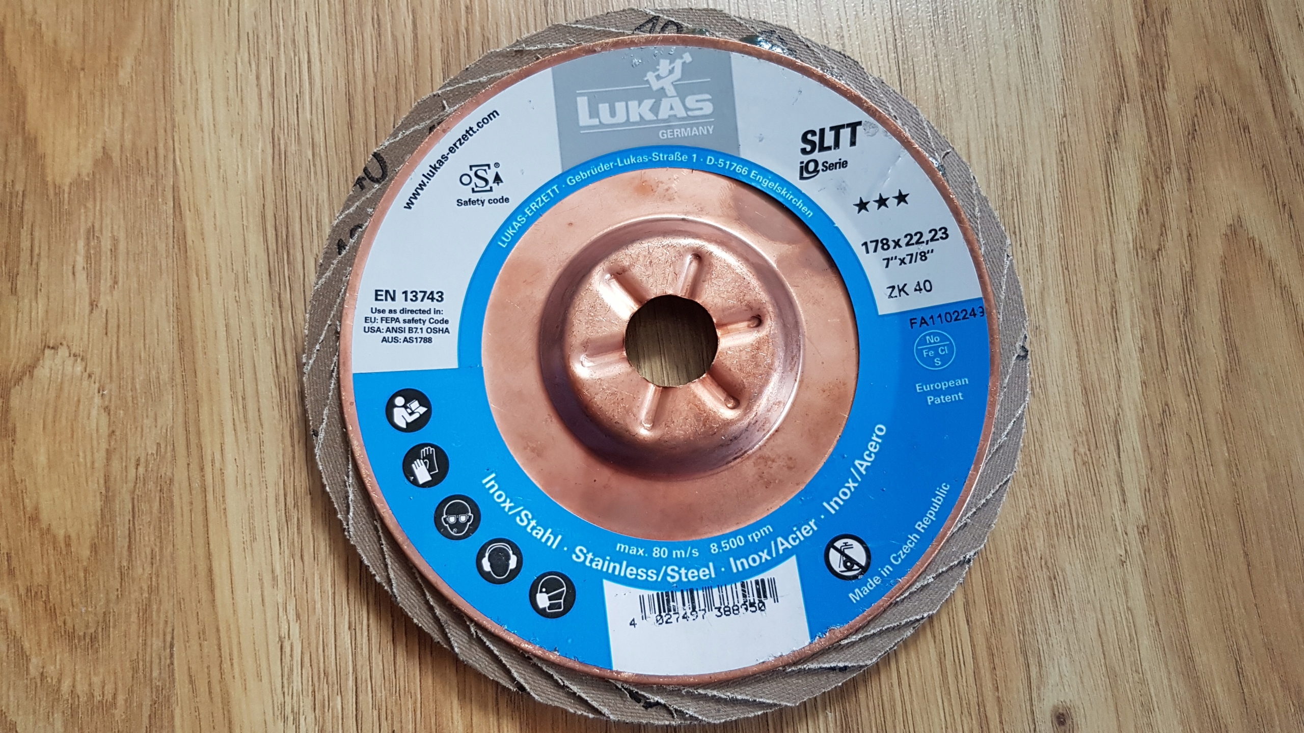 LUKAS 180 LAMPS DISC 178x22,23 ZK40