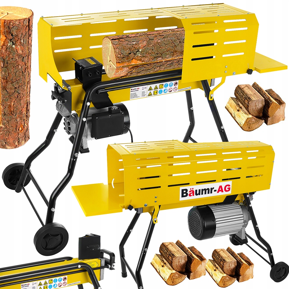 DREVENÝ ŠTIEPKOVÝ ŠTIEPKA 9 ton 9T 52CM 2500W