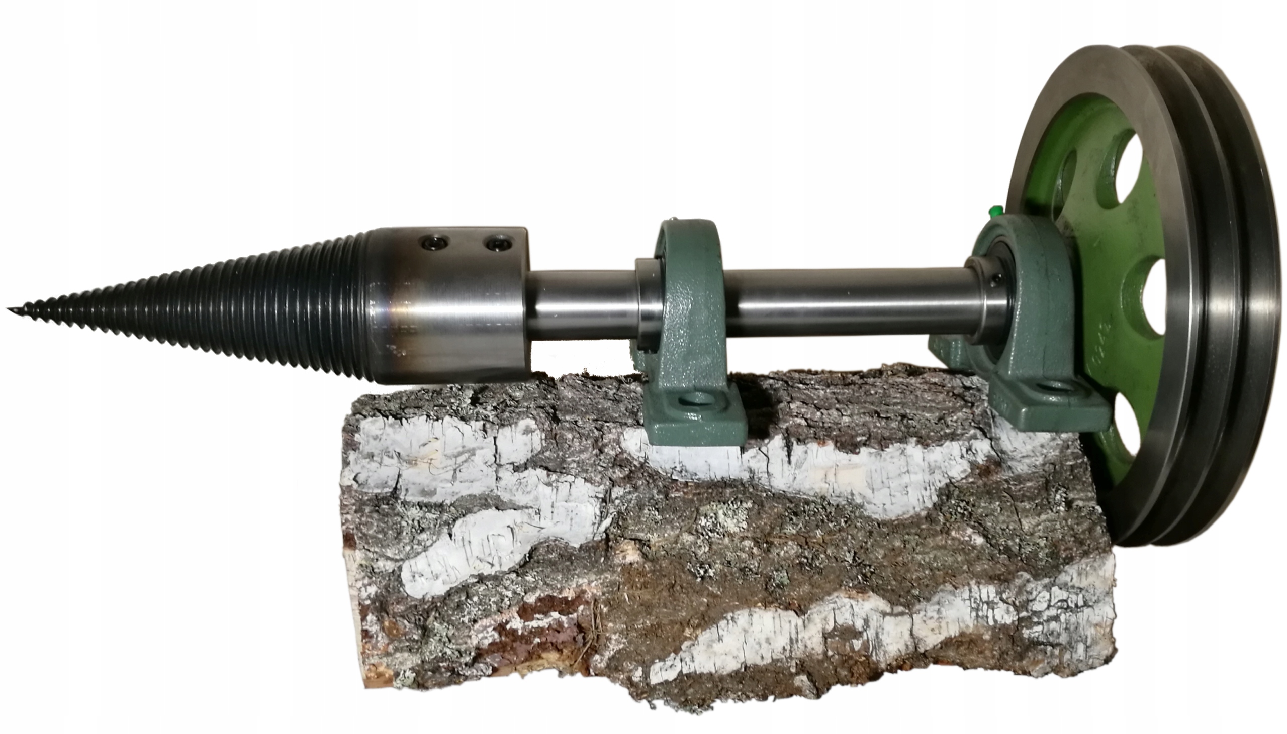 DREVOVÝ SPLITTER ČIERNY ŠÍPKOVÝ ŠÍPK fi 80x250 mm