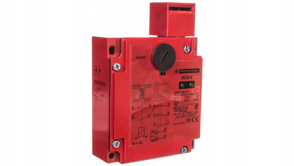Bezpečnostný spínač kov 2Z 1R 2x M20x1,5 24V