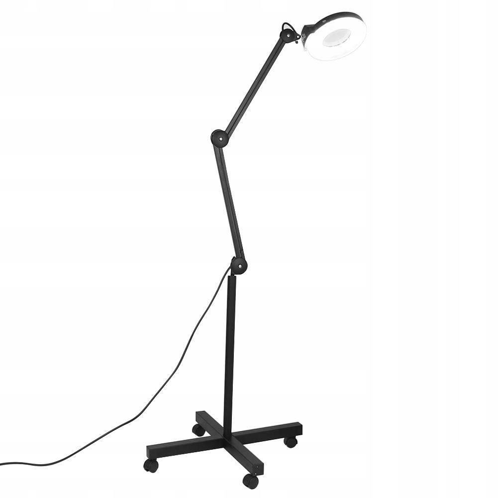 Lampová kozmetická lupa LED 5DPI 15W čierna