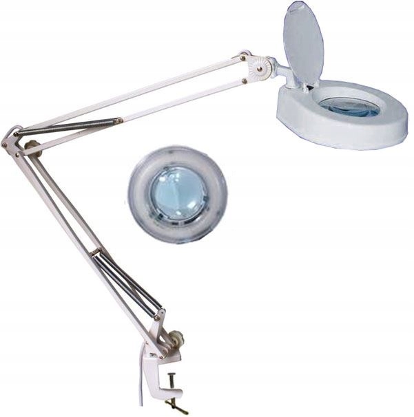 Stolná lampa s lupou s lupou 8D T9 8606C-D