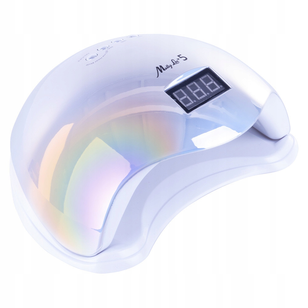 48W strieborná UV / LED lampa HOLOGRAPHIC Molly Lac 5