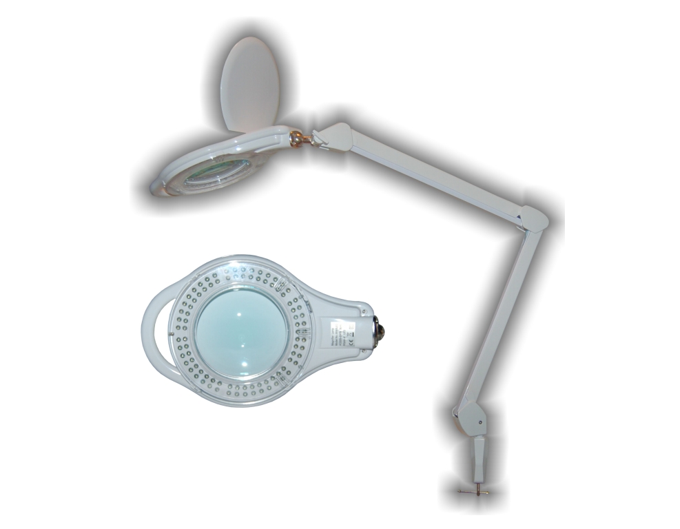 LED stolová lampa s lupou 5D Fi 177mm