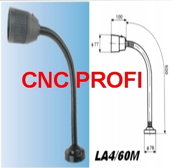 Lampa stroja 80 cm 24V fréza CNC sústruh