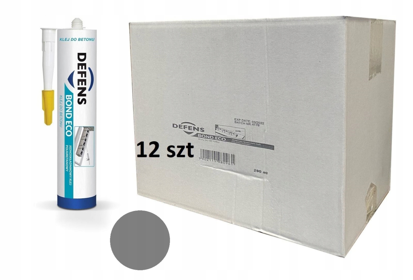 Defens Bond Eco lepidlá na betón šedé 12x290 ml