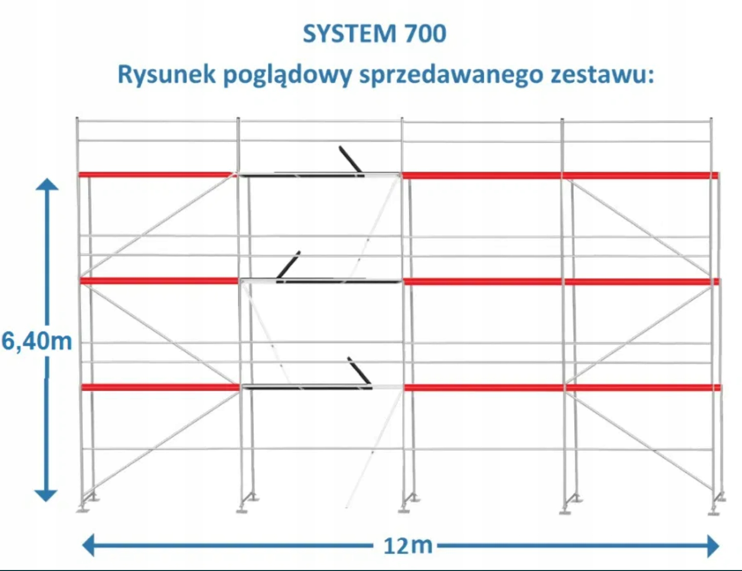DUDIX SYSTEM 700 007669 lešenie