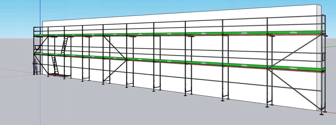 Pin74 lešenie 180m2