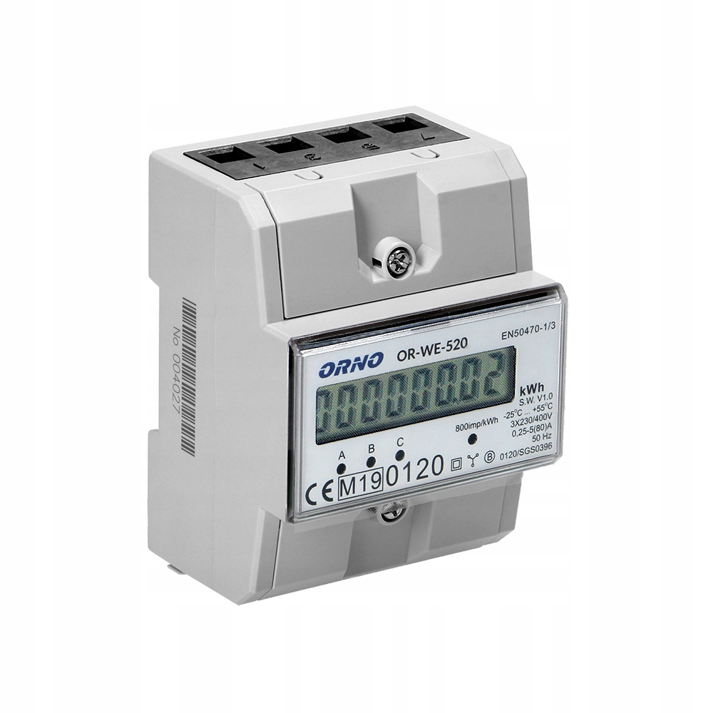 Elektromer 80A MID 3-fázový