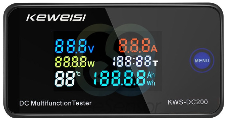 Power Meter - Merač napätia prúdu DC wattmeter