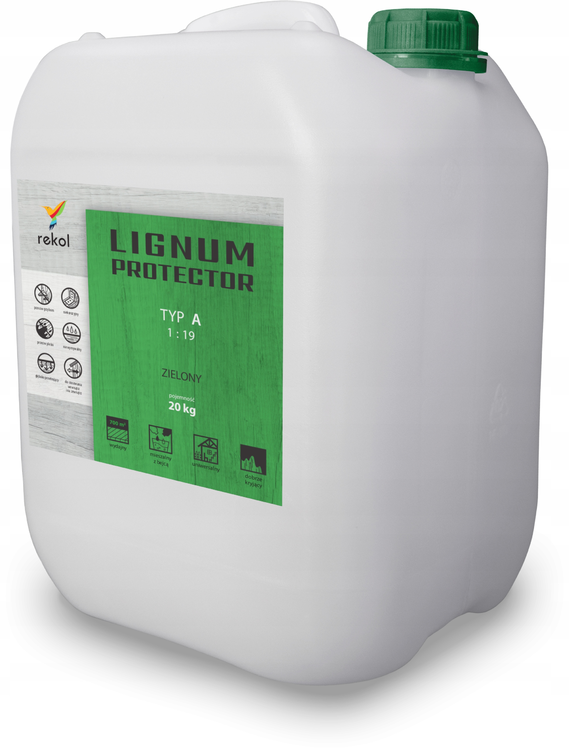 Lignum Protector TYP A 20kg 1:19 Neumývateľná, odolná impregnácia na drevo