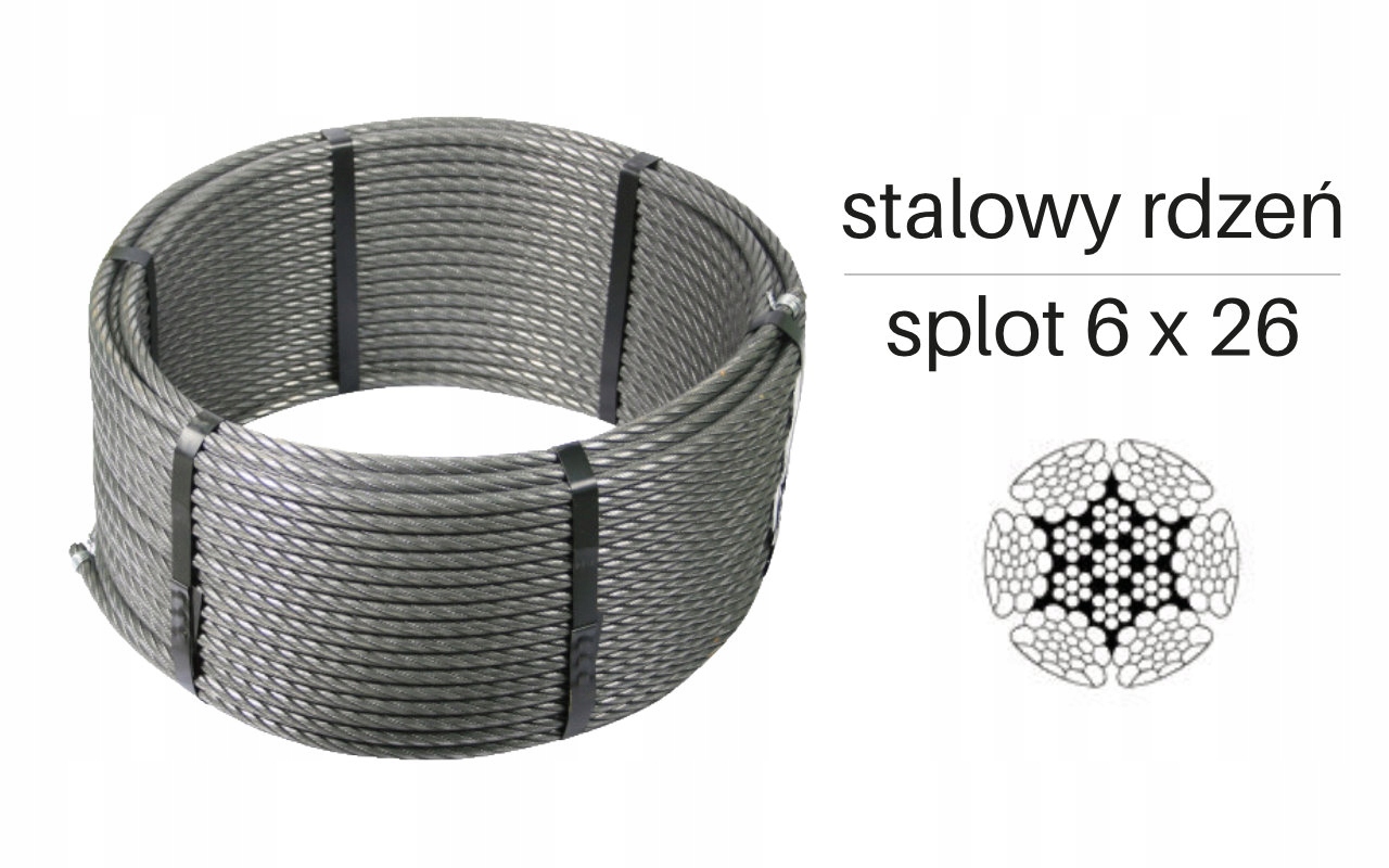 Zakryté lano 10mm 50m GRIZZLY LKT !! PROPAGÁCIA !!