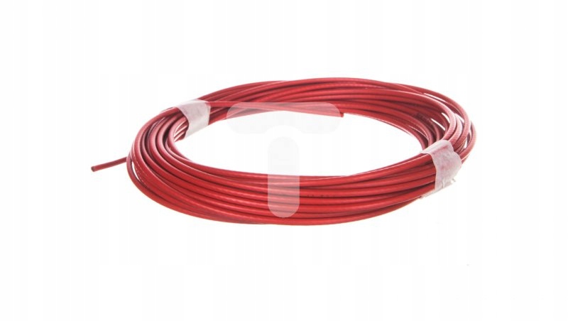 Pozinkované červené lano 3,2 mm 10,5 m XY2CZ301