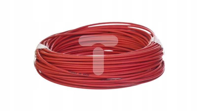 Pozinkované červené lano 3,2 mm 25,5 m XY2CZ302