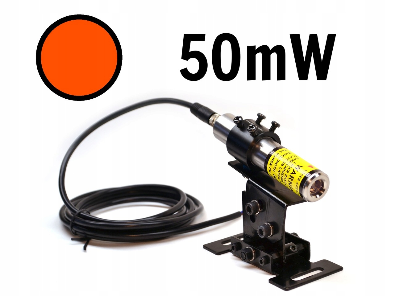 Červený čiarový laser 50mW IP67 638nm LAMBDAWAVE