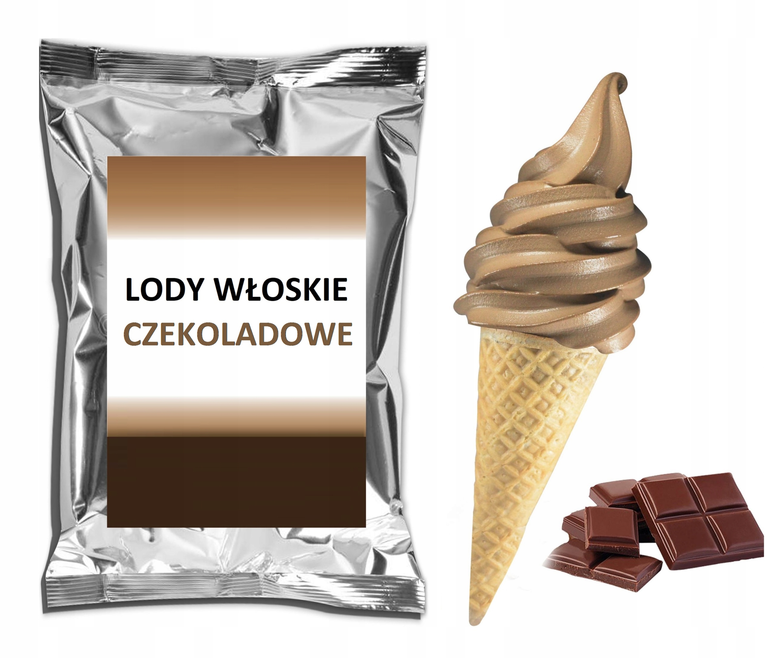 Talianska zmrzlina v prášku 2 kg ČOKOLÁDA plnotučné mlieko