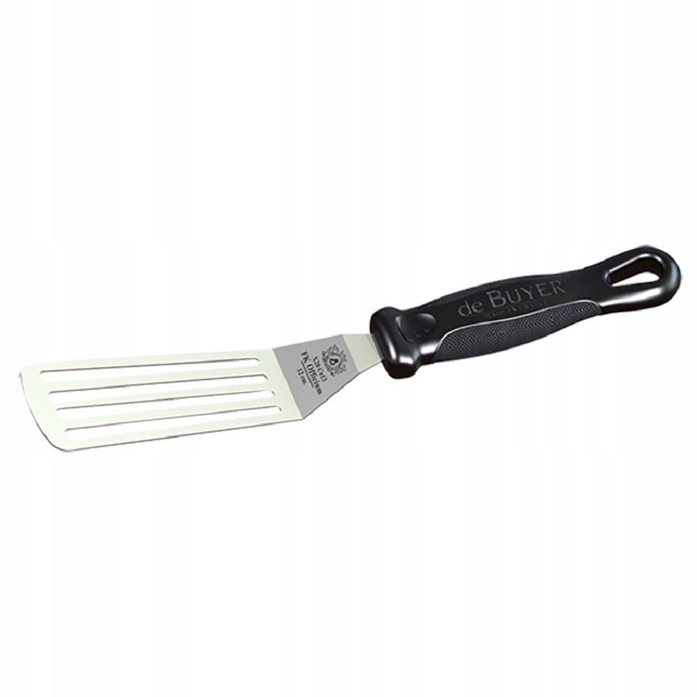 Rovná dierovaná stierka, 16 cm dlhá DE BUYER